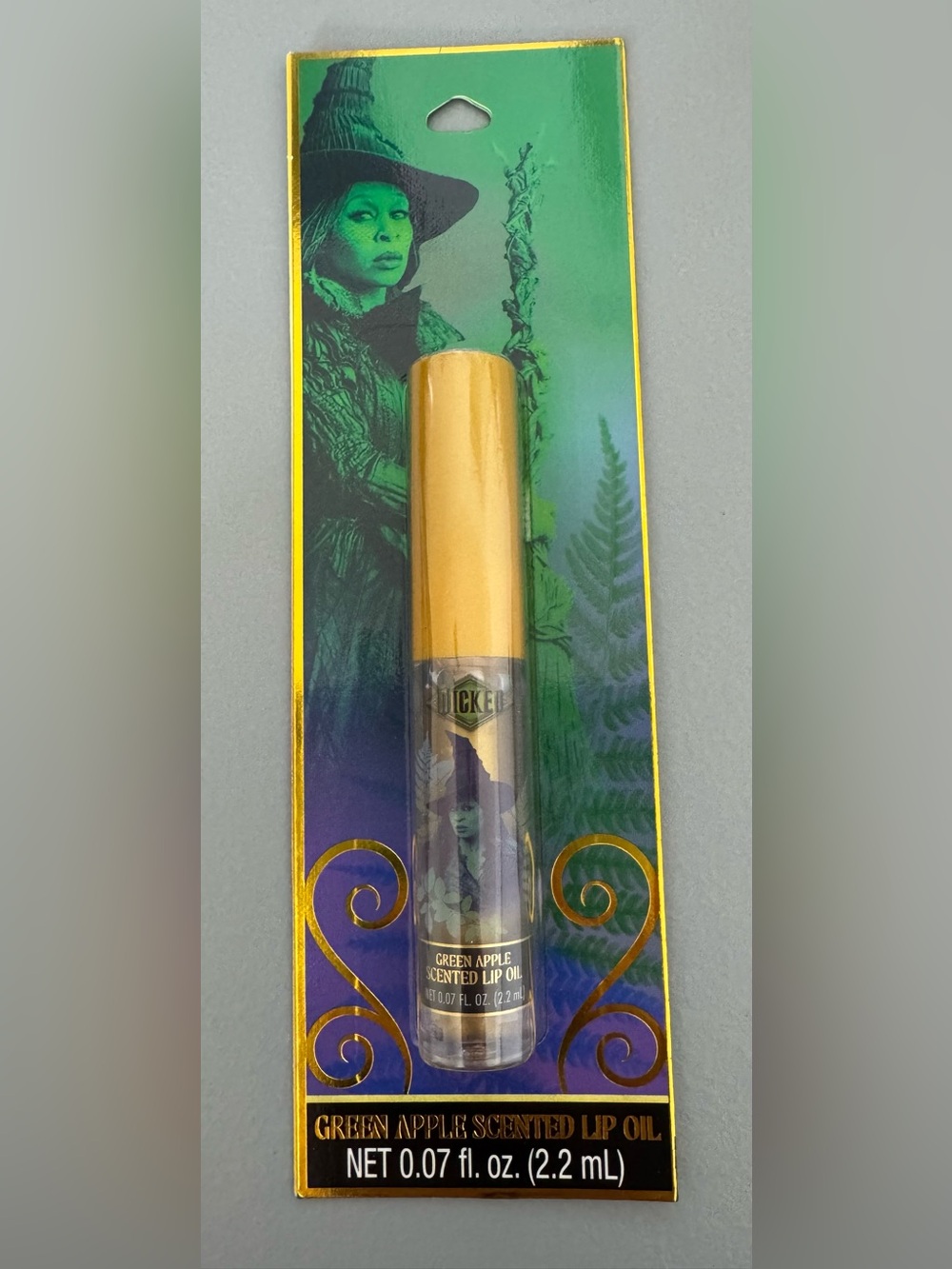 Wicked Green Apple Scented Lip Oil - Yellow Cap Elphaba movie
